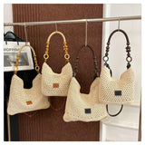 Bohemia Beach Bag for Women Macrame Shoulder Tote Bag Crossbody Purse Travel Beach Bag Summer Top-handle Hobo Bags 2026
