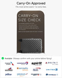LUGGEX Carry On Luggage 22x14x9 Airline Approved, KVC Expandable Polycarbonate Hard Shell Suitcase for Travelling (EX-Core, Pink, 20 Inch, 40L-44L)