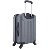 Travelers Club Chicago Hardside Expandable Spinner Luggage, Charcoal, 22" Carry-On