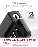 LUGGEX TSA Locks and 6 Set Compression Packing Cubes for Luggage Bundle – Travel Accessories