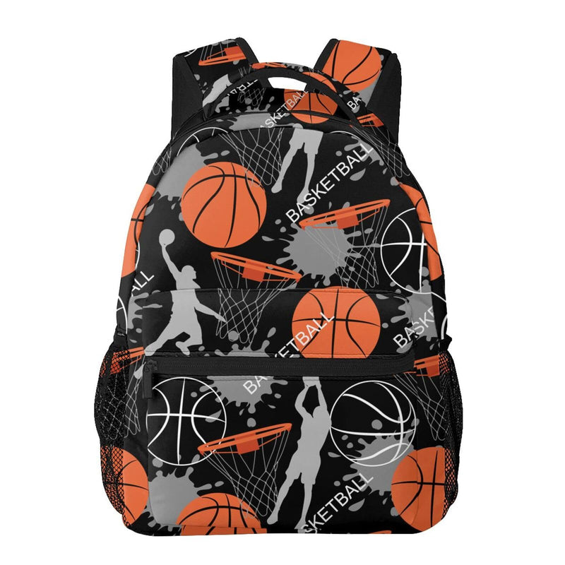 HKHEHOP Cool Ball Basketball Backpack For School Laptop Bags Bookbag Big Casual Daypack For Student Girls Boys Kids Teens Travel Sports Work