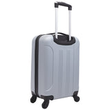 Travelers Club Cosmo Luggage, Silver-2 Piece Set (28"/20")