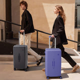 mixi 26'' Max Trunk Luggage Large Checked Luggage PC Hard Shell Rolling Travel Suitcases with Spinner Wheels & TSA Lock, Dreamy Purple