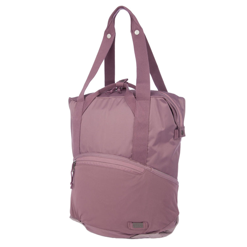 Eddie Bauer 25L Skylar Tote Bag with Secure Laptop Compartment and Mesh Pockets - Dusty Violet