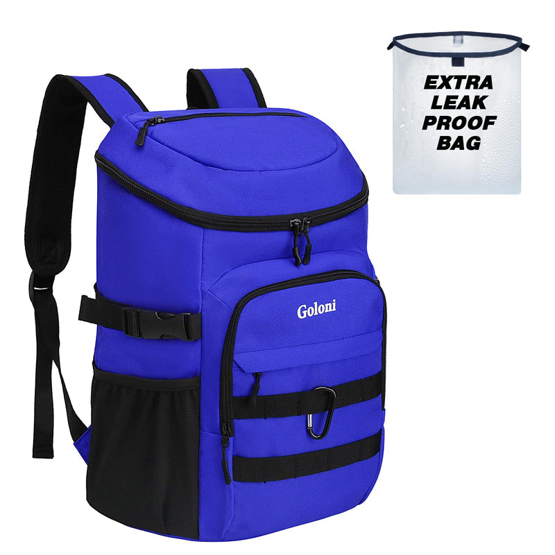 Upgraded Cooler Backpack 24 Cans – Lightweight Insulated Backpack Cooler, Leak-Proof & 18-Hour Ice Retention for Beach, Camping, Hiking (Men, Women, Family)