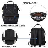 KROSER Laptop Backpack 17" Stylish Backpack Water Repellent College Casual Daypack with USB Port Travel Business Work Bag for Men/Women-Black