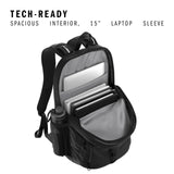 adidas Primetime Large Backpack for women and men, big bag with laptop sleeve