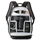 Lowepro Tahoe BP 150, Camera Bag, Lightweight Compact Camera Backpack for Cameras, CSC, DJI Spark Drone, Black, 27.5 x 21.7 x 40.3 cm, Medium LP36892-PWW