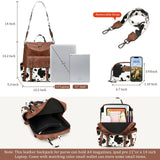 AGLOD Backpack Purse for Women PU Leather Back Packs Designer Ladies Shoulder Bag Fashion Faux Work Travel Handbags