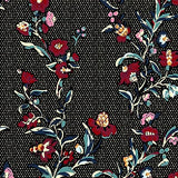 Vera Bradley Women's, Cotton Large Travel Backpack Travel Bag, Perennials Noir Dot, One Size