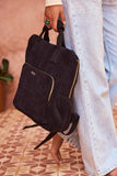 Roxy Women's Feeling Good Backpack, 13L, Anthracite with Handle