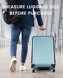 Travelkin Clear Luggage Cover Protectors For Suitcase Transparent TPU Suitcase Cover Protector Fit 18-32 Inch Luggage
