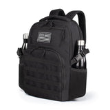 TBNBO Military Tactical Backpack for Travel Hiking,Black Backpack for Men with Bottle Holder, 30L Small Laptop Backpack for Work, Men's Assault Bag Back Pack