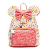 Loungefly Disney Minnie Mouse Springtime Sequins Womens Backpack