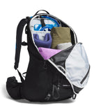 The North Face Terra 40 Backpack - Unisex Hiking Pack, Padded Hipbelt, Pole & Ice Axe Attachments, Hydration Sleeve, TNF Black/Asphalt Grey-NPF, Large/X-Large