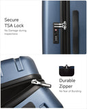 LUGGEX Carry On Luggage and 4 Set Travel Packing Cubes Bundle – Travel Essentials