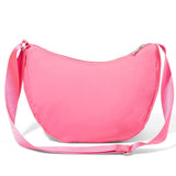 Baggallini Swift Crescent Crossbody Bag for Women - Lightweight 12"x8" Travel Purse Handbag