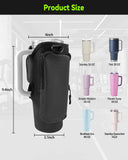 JACZZO Magnetic Gym Bag for Men and Women, Magnetic Water Bottle Holder for Stanley, Small Gym Bag, Gym Gifts for Women and Men (Black, <30 OZ)