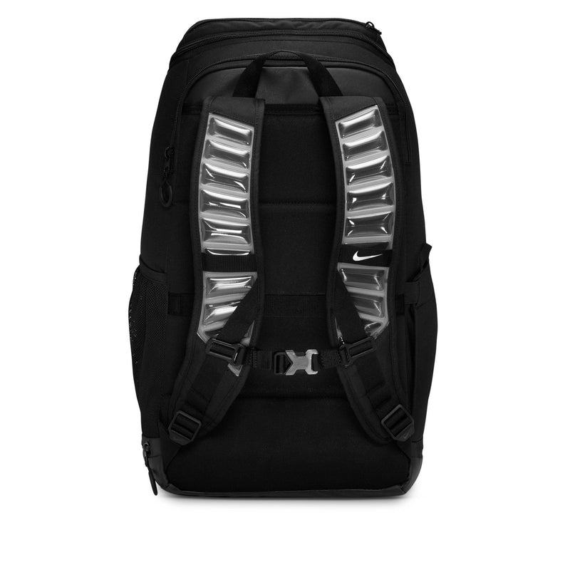 Nike, Unisex, Varsity Elite Backpack (32L), Black/Black/Metallic Silver, One Size