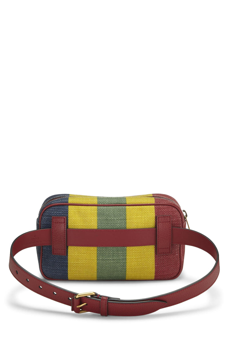 Gucci, Pre-loved Multicolor Canvas Baiadera Belt Bag, Multi