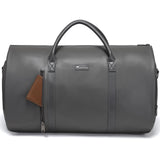 Leather Garment Bag for Travel, Modoker Carry On Suit Carrier Travel Bag with Shoulder Strap - Ideal for Business Trips and Weekend Getaways - The Garment Duffel Bag for Traveling Men Women