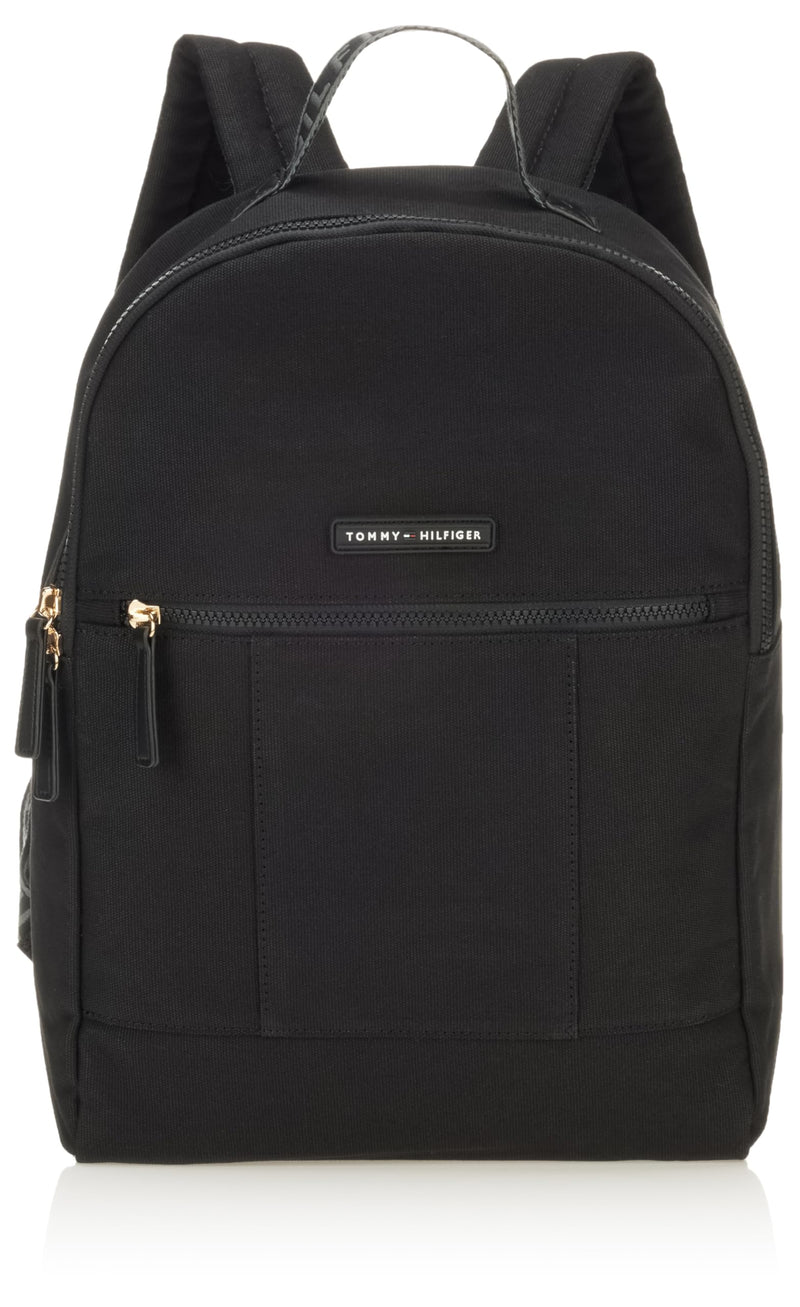 Tommy Hilfiger Men's Flag Backpack, BLACK, One Size