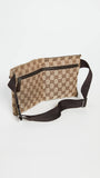 Gucci Women's Pre-Loved Belt Bag, Gg Canvas, Brown, One Size