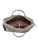 London Fog Brentwood IV 20" Drop Bottom Duffel, Rose Charcoal