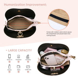 KALIDI Crossbody Bag for Women Shoulder Tote Handbag PU Leather Bucket Bag Cross body Purse with Adjustable Strap, Multi Pockets