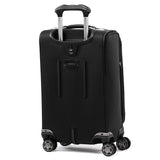Travelpro Platinum Elite Softside Expandable Carry on Luggage, 8 Wheel Spinner Suitcase, USB Port, Suiter, Men and Women, Shadow Black, Carry On 21-Inch