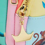 Loungefly Disney Princess Collage Triple Pocket Mini Backpack