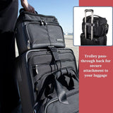 Ricardo Beverly Hills Flight Essentials Small Cooler, Durable Ballistic Nylon Fabric, Water and Stain Resistant, Top Dry-Storage and Cold-Holding Compartment, Washable Food-Grade Lining, 7.5-Inches