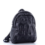 Chanel, Pre-Loved Doudoune Backpack Leather Medium, Blue