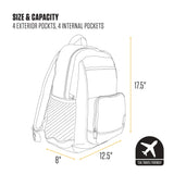 Carhartt 23L Single-Compartment Backpack, Durable Pack with Laptop Sleeve and Duravax Abrasion Resistant Base, Black