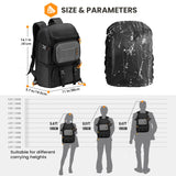 TARION Professional Camera Backpack Large - DSLR Bag with 15.6" Laptop Compartment Tripod Holder Waterproof Raincover Outdoor Hiking Travel for Men Women Photographers - PBL