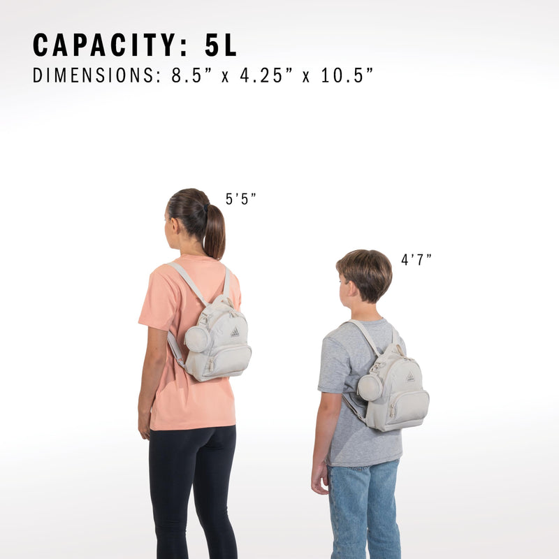 adidas Mini Backpack for Women – Small Bag for Travel, Gym, Festival & More