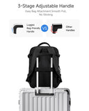 LUGGEX Checked Suitcase with Spinner Wheels, 8010S Aluminum Frame Zipperless Polycarbonate Hard Shell Suitcase (ZX-Core, Silver, 28 Inch)