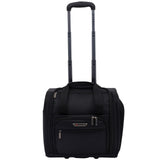 TPRC 15" Smart Underseat Carry-On Luggage with USB Charging Port, Black