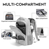 FUTURE AESTHETICS Travel Backpack for Women、men, College Backpack Bag, Hiking Backpack,Waterproof Carry On Backpack Business Backpack (Grey)