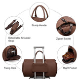 Modoker Garment Bags for Travel Carry on Duffle Bags for Airplane Weekender Suit Bags for Men Travel,2 in 1 Travel Duffel ang Garment Bags for Hanging Clothes,Black