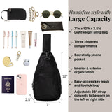 Baggallini Central Park Sling - Small 12x7 Sling Crossbody Bag for Women with Convertible Adjustable Shoulder Strap