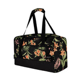 Roxy Duffel Bag | Travel | Work | Gym | Fitness | Beach | Everyday Carry | Recycled Materials, Anthracite Island Escape