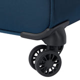 DELSEY PARIS Sky Max 2.0 Softside Expandable Luggage with Spinner Wheels, Blue, 2-Piece Set (21/Duffle)