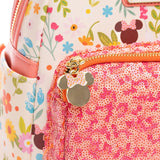Loungefly Disney Minnie Mouse Springtime Sequins Womens Backpack