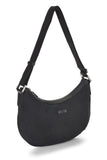 Gucci, Pre-loved Black GG Canvas Round Web Messenger, Black
