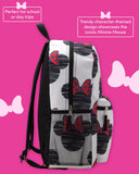 Fast Forward Disney Minnie Mouse Kids Backpack for School - 16" Girls Backpack Bookbag for Preschool Kindergarten Elementary, Size One Size, Minnie White