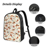 Western School Backpack Kids Girls Boys Teens 3PCS Bookbag with Lunch Box Pencil case Set Lightweight Bag