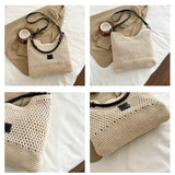 Bohemia Beach Bag for Women Macrame Shoulder Tote Bag Crossbody Purse Travel Beach Bag Summer Top-handle Hobo Bags 2026