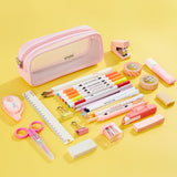KALIDI Grid Mesh Pencil Case Large Capacity Pencil Case Big Pencil Pouch With Zipper Simple Stationery Bag Aesthetic Pen Bag for School Teen Girl Boy Multi-Purpose bag for office Men Women (Purple)