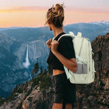 CAMTOP Laptop Backpack 15.6 Inch College Middle School Teen Girls BookBag Travel Backpacks Casual Daypacks (17 Inch, Sage Green)